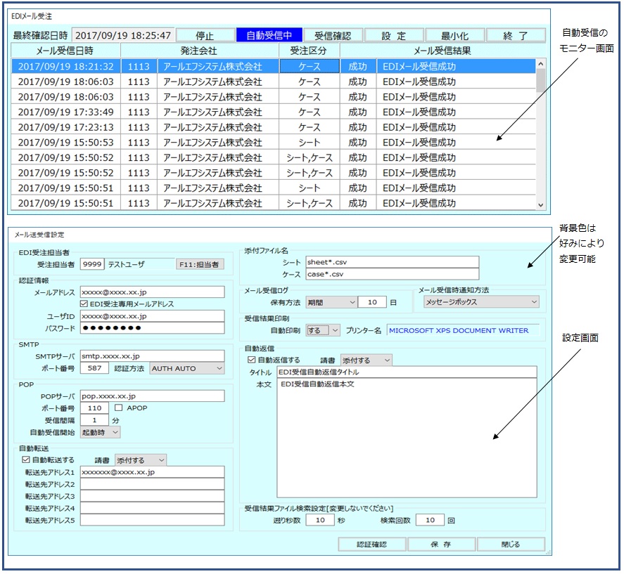 完全無人化の自動ＥＤＩ受注