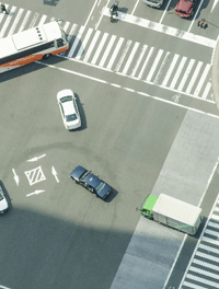 地図による配車計画を提供